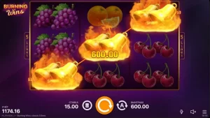 Burning Wins: classic 5 lines: простой слот, но щедрые выплаты!