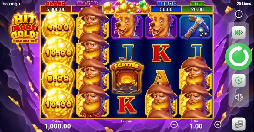 Hit more Gold!: ищите золото и получайте множитель х5000