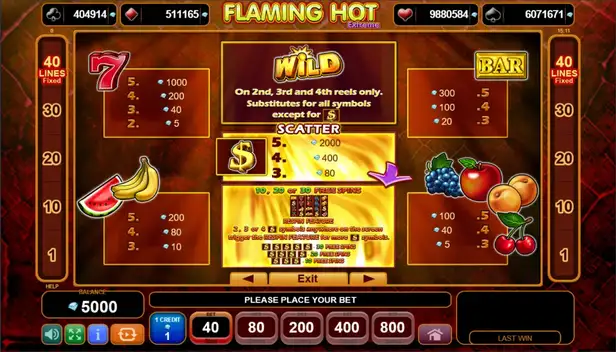 Flaming Hot Extreme: exciting freespins and progressive jackpot!