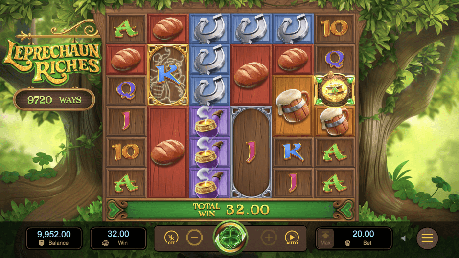 Leprechaun Riches: Çok sayıda özellik ve bonus içeren benzersiz bir slot!
